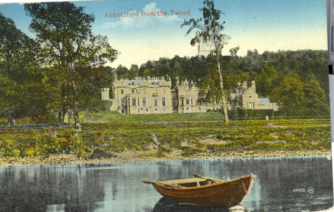  Abbotsford House from the Tweed 